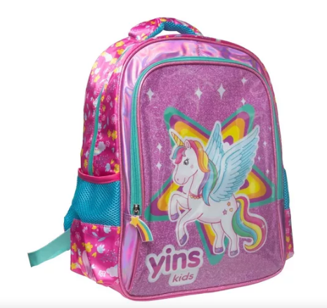 Mochila Infantil Feminina De Costas Menina Unicórnio